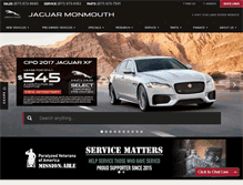 Tablet Screenshot of jaguarmonmouth.com